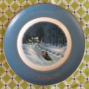 Avon Christmas Plate Series